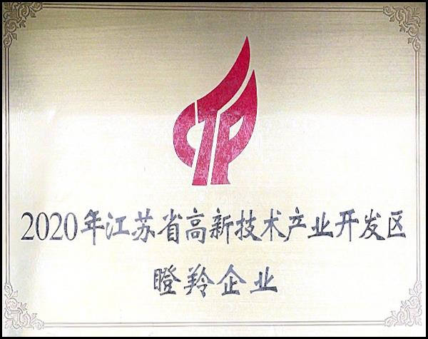 2020年江蘇省高新技術(shù)產(chǎn)業(yè)開發(fā)區(qū)瞪羚企業(yè)